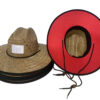 011 Breathable Wide Brim Straw Hat for Sun Protection