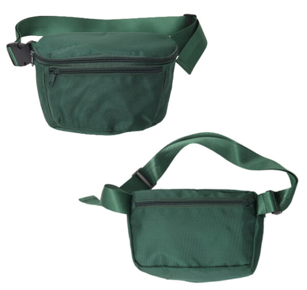 Adjustable Crossbody Waist Bag with Secure Pockets