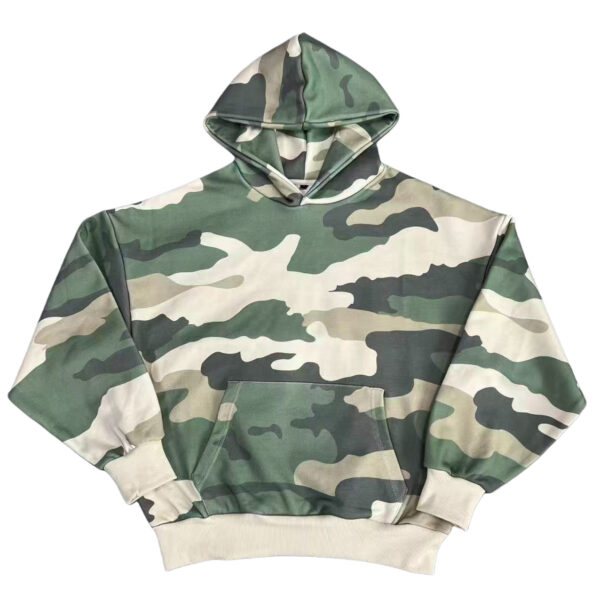 Warm Camouflage Pullover Hoodie