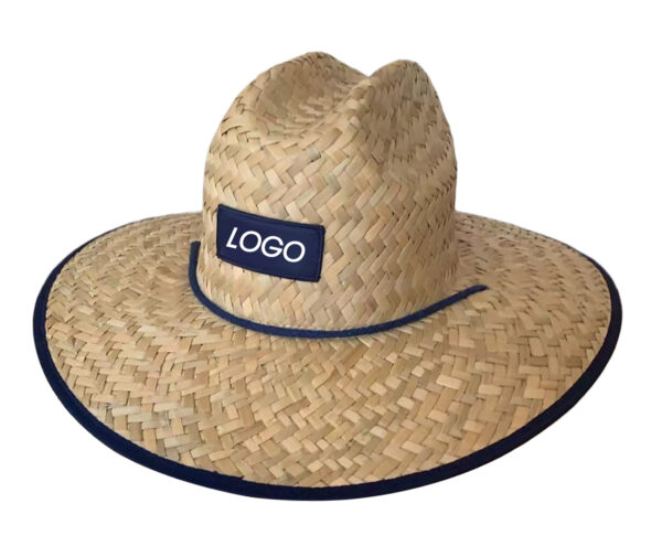 Sun Protective Straw Hat with Wide Brim
