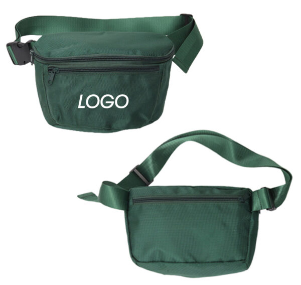 Adjustable Crossbody Waist Bag with Secure Pockets