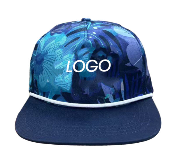 Customizable Full-Color Cotton Twill Trucker Hat